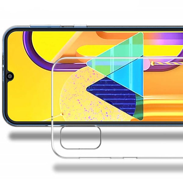 Skyddande Silikonskal - Samsung Galaxy A21S Transparent/Genomskinlig