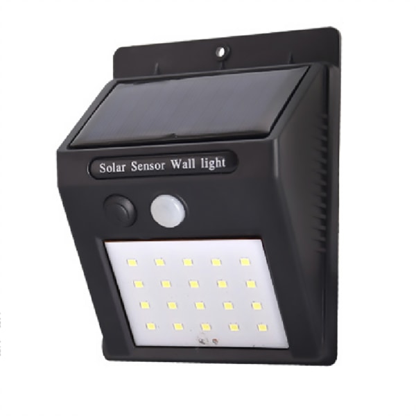 Effektfull Hållbar Solcells PIR Automatisk Utomhusbelysning 30 LED