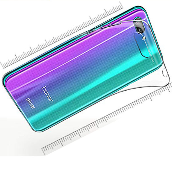 Kraftig silikonbeskyttelsesdeksel - Huawei Honor 10 Transparent/Genomskinlig