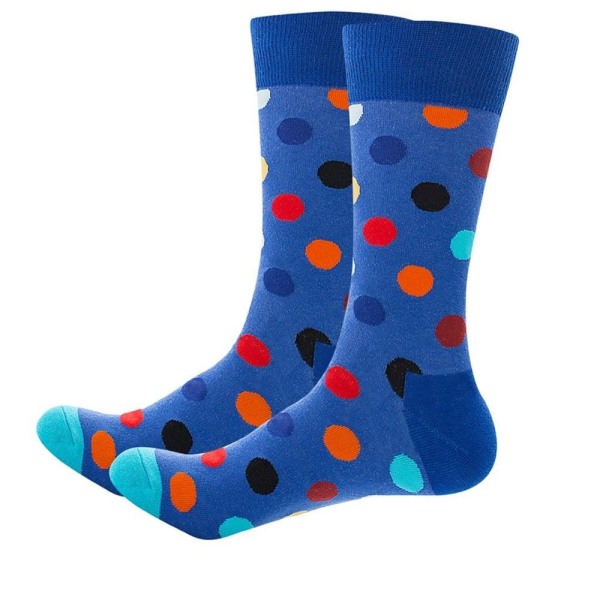 7 kpl kestävät mukavat värikkäät sukat Flerfärgad