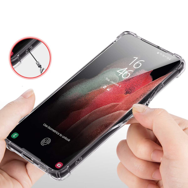 Samsung Galaxy S22 Plus - Skal Tjocka Hörn Ergonomisk Design Transparent