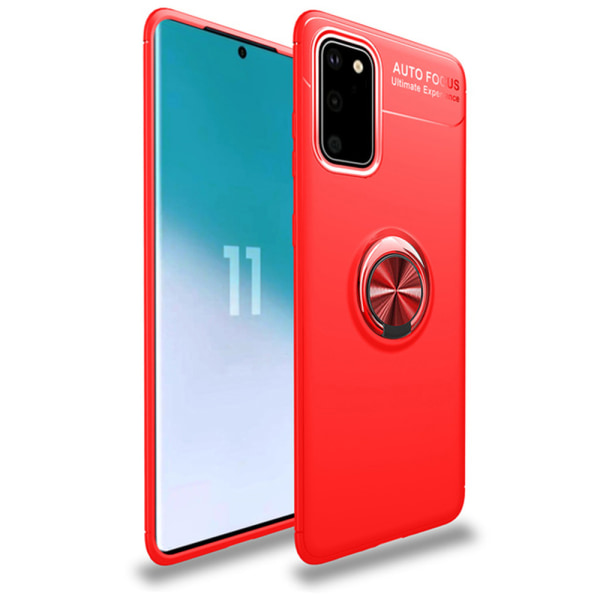 Samsung Galaxy S20 - Effektivt cover med ringholder Blå Blå