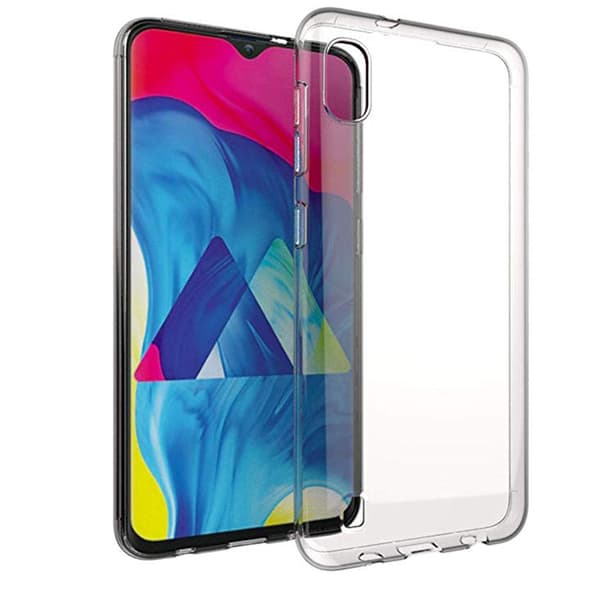 Silikonskal - Samsung Galaxy A10 Transparent/Genomskinlig