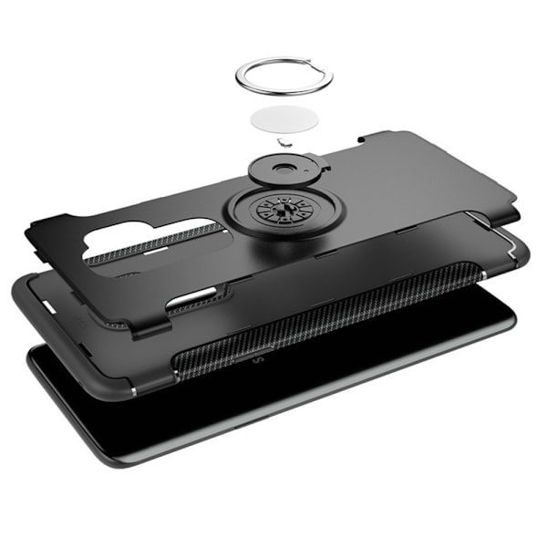 Samsung Galaxy S9Plus - Smart Skal med Ringhållare Blå