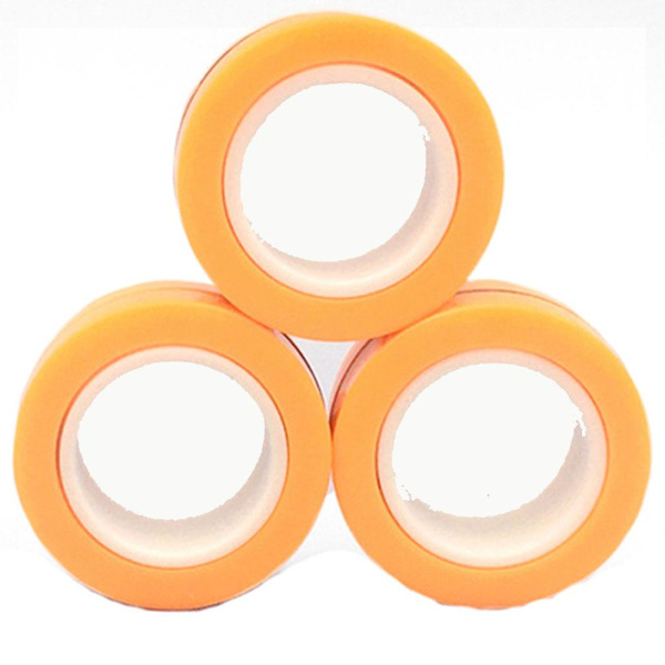 Fidget Toy Spinner Magnetiska Ringar Magic Rings Grön