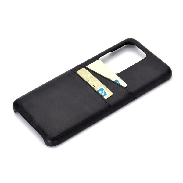 Samsung Galaxy S20 FE - Tyylikäs sileä kansi korttitelineellä Brun