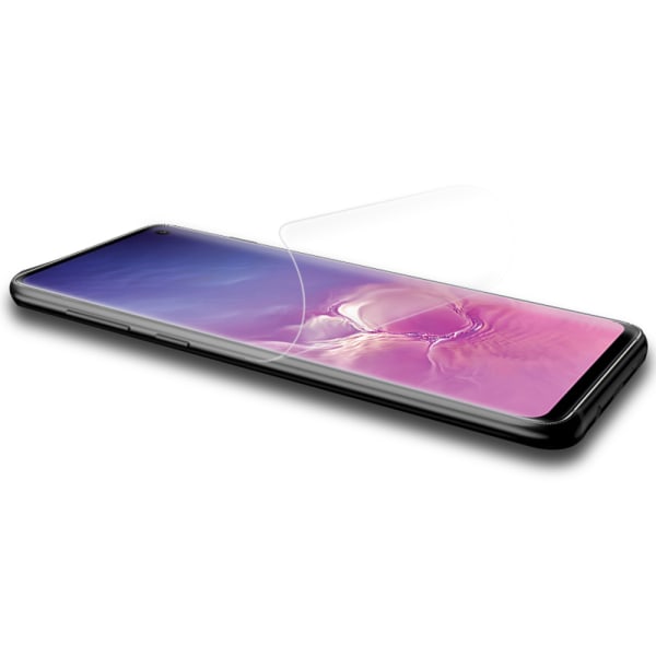 Samsung Galaxy S10 - FRAM och BAK Skärmskydd (HuTech) Transparent/Genomskinlig