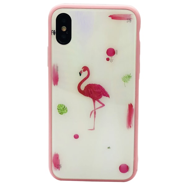Jensenin tyylikäs suojakuori - iPhone X/XS (Flamingo)