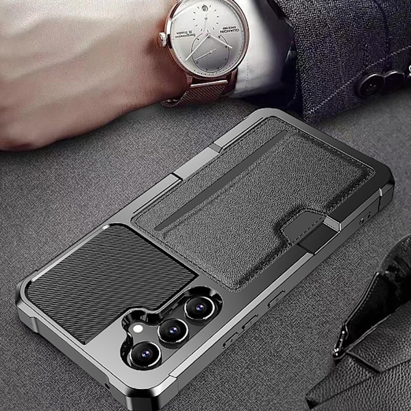 Samsung Galaxy S23 Plus Wallet Case - Kort & Skydd i Ett!
