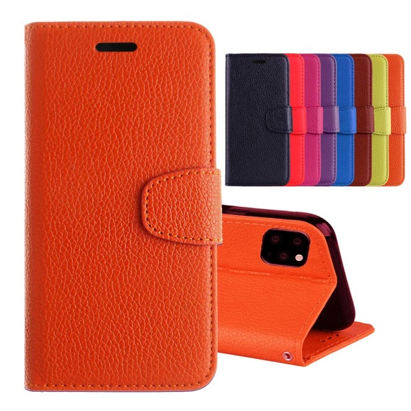 iPhone 11 - Stilfuldt glat NKOBEE Wallet etui Brun