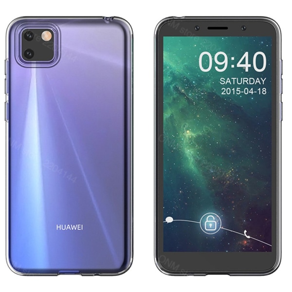 Iskuja vaimentava suojus - Huawei Y5p Transparent/Genomskinlig