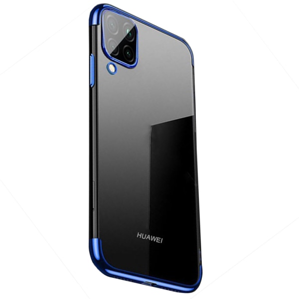 Huawei P40 Lite - Stilfuldt beskyttende silikonecover (Floveme) Blå