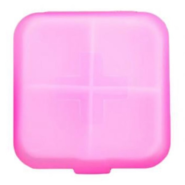 Praktiskt Slittålig Dosett Medicin Tablett Rosa