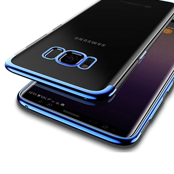 Huomaavainen Floveme silikonikotelo - Samsung Galaxy S8 Plus Blå