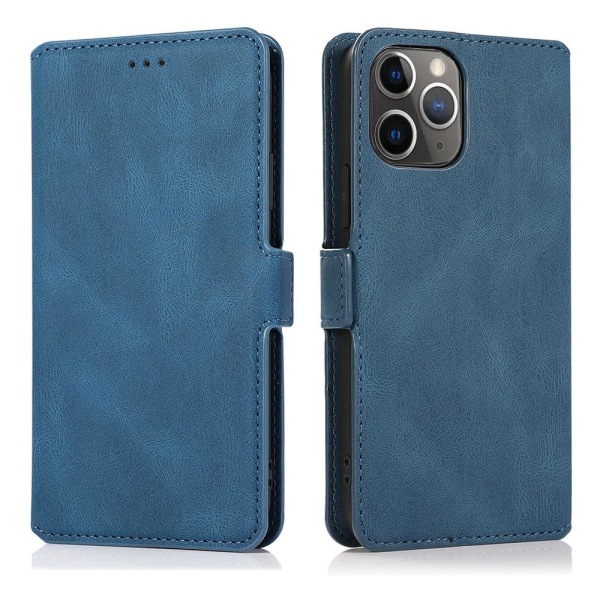 iPhone 12 Pro - Stilfuldt Floveme Wallet Cover Mörkblå