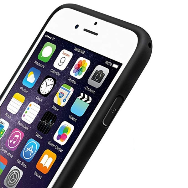 iPhone 6/6S PLUS - Smart og stilig silikondeksel Svart