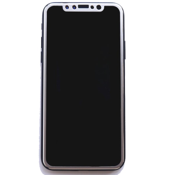For- og bagside af aluminium skærmbeskytter 9H HD-Clear iPhone 11 Pro Svart