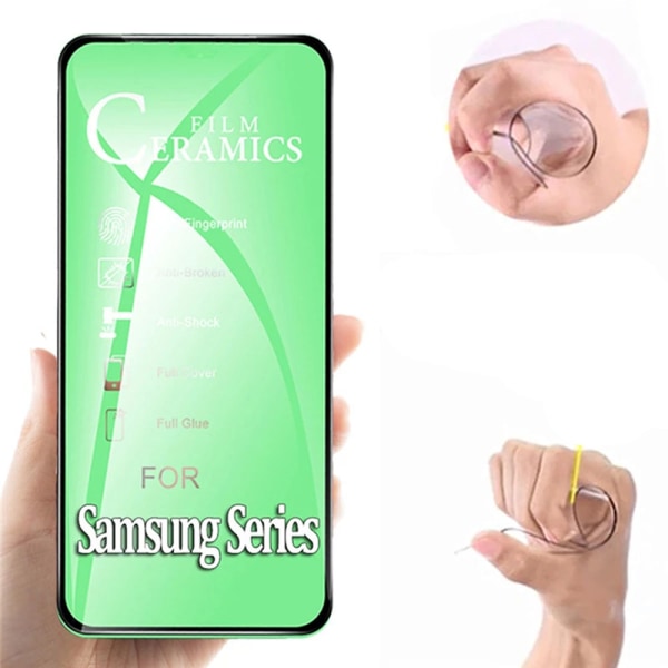 Galaxy A23 5G Sk�rmskydd i Formbart Keramiskt Material (2-pack) Transparent