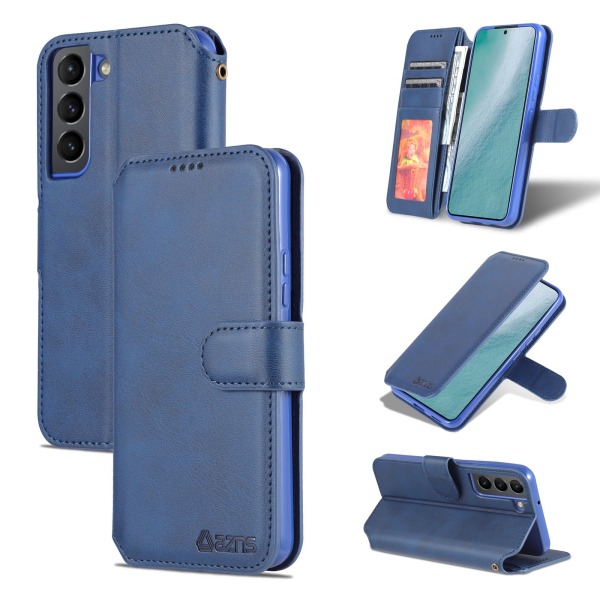 Samsung Galaxy S22 - Stilfuldt AZNS Wallet etui Brun