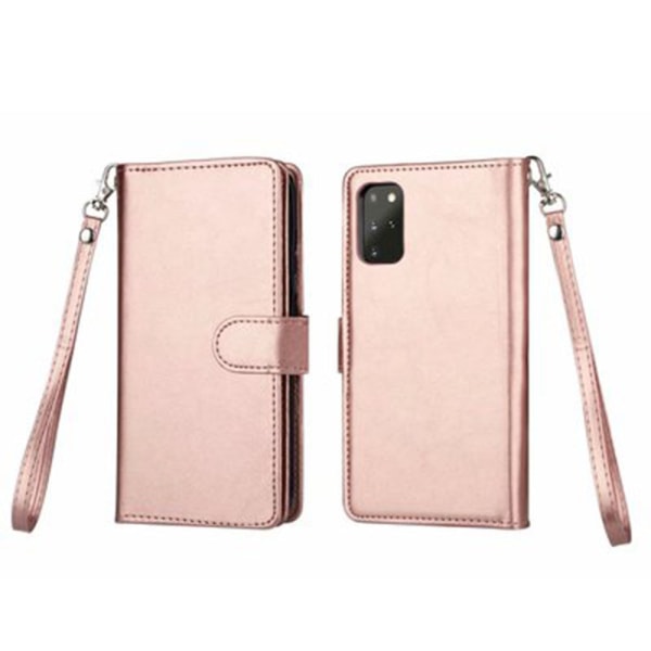 Elegant Plånboksfodral - Samsung Galaxy S20 Plus Roséguld