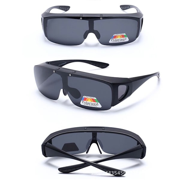 Polariserade Solglas�gon �verdrag f�r Glas�gon Svart