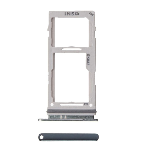 Samsung Galaxy S10 Plus Reservedel Dobbelt SIM-kortholder Svart