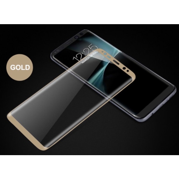 Samsung Galaxy S8+ (3-PACK) ProGuard EXXO skjermbeskytter med ramme Guld Guld