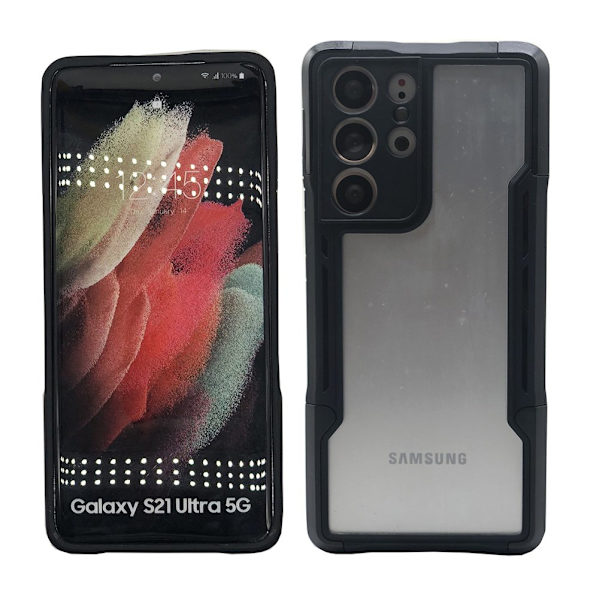 Samsung Galaxy S21 Ultra - Stilsäkert Skyddande Skal Rosa