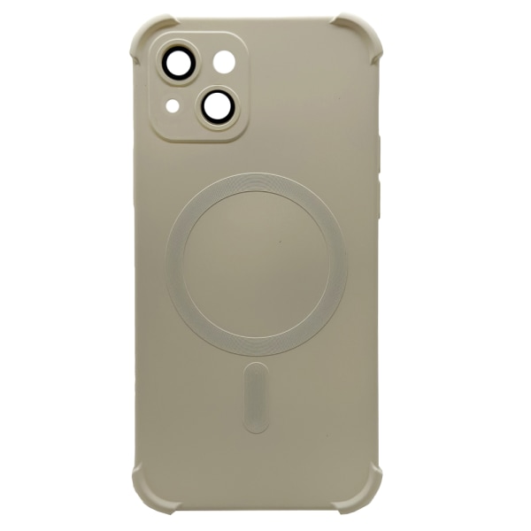 iPhone 13 - Silikoneskal med magnetisk stødbeskyttelse Grå
