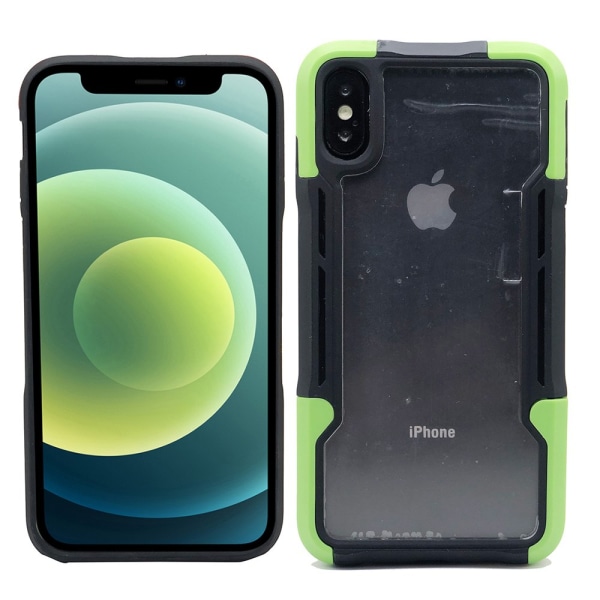 iPhone X/XS - Stilfuldt beskyttelsescover Grön