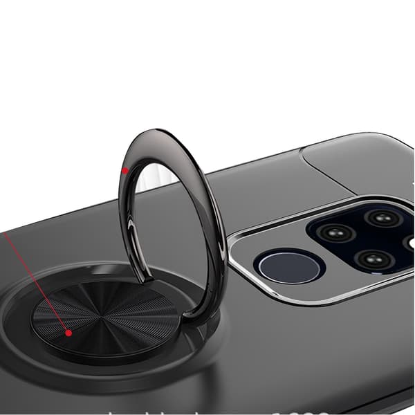 Auto Focus Hybridskal med Ringhållare - Huawei Mate 20 Pro Blå/Blå Blå/Blå