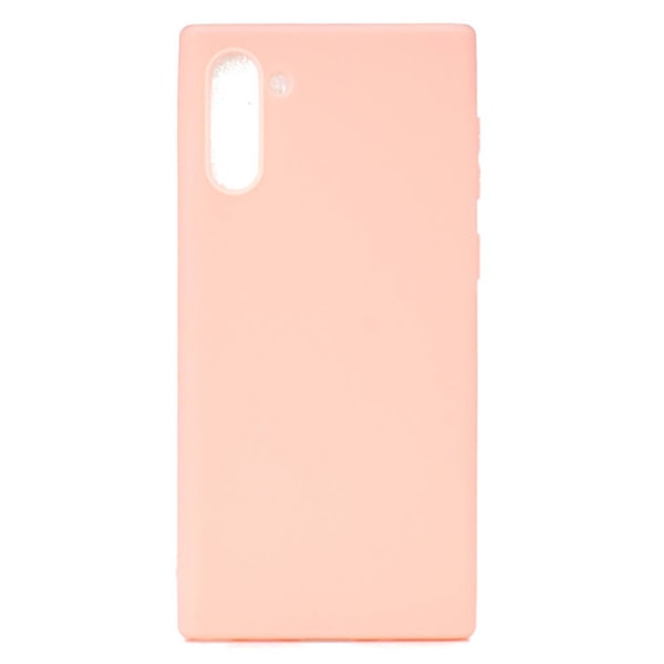 Genomtänkt Mattbehandlat Silikonskal - Samsung Galaxy Note10 Vit Vit