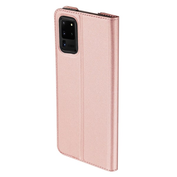 Elegant Plånboksfodral - Samsung Galaxy S20 Ultra Roséguld