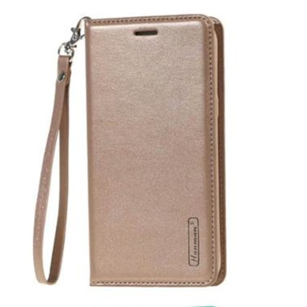 iPhone 12 - Elegant praktisk HANMAN lommebokdeksel Ljusrosa