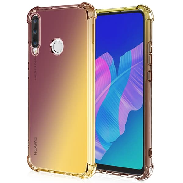 Silikonskal - Huawei P40 Lite E Blå/Rosa Blå/Rosa