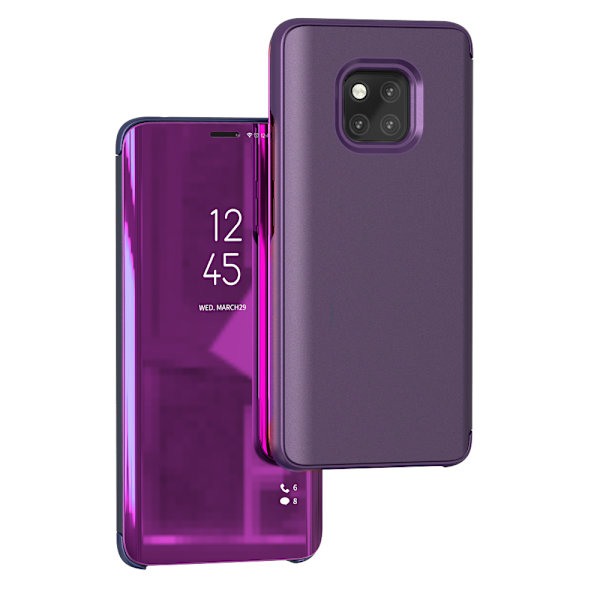 Huawei Mate 20 Pro - Effektfullt Smart Fodral (LEMAN) Lila