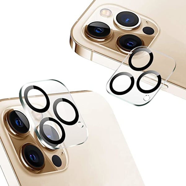 iPhone 12 Pro Max Högkvalitativt Kameralinsskydd Transparent/Genomskinlig