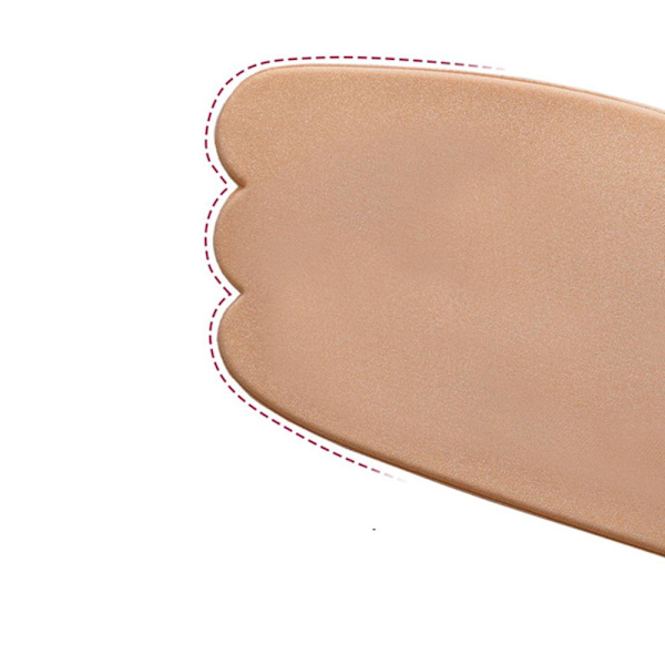 Bekväm Självhäftande Push Up Strapless BH Beige