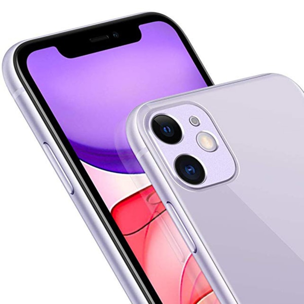 Bakre Kameralins Skärmskydd FullCover 9H 2.5D iPhone 11 Transparent/Genomskinlig