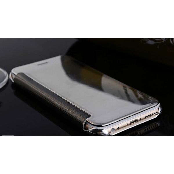 iPhone 6/6S - LEMAN Stilrent Clear View-fodral (ORIGINAL) Guld