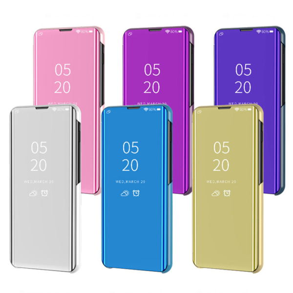 Samsung Galaxy S10e - Stilfuldt etui (LEMAN) Himmelsblå