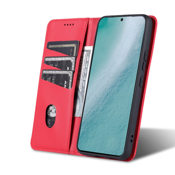 Samsung Galaxy S23 Plus - Effektfullt Yazunshi Plånboksfodral Röd