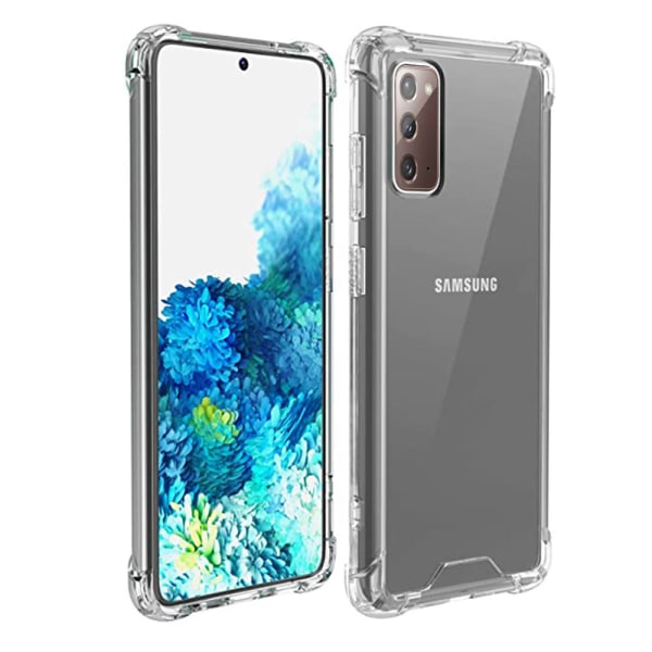 Samsung Galaxy Note 20 - Suojaava silikonikuori FLOVEME Transparent/Genomskinlig Transparent/Genomskinlig