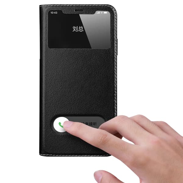 iPhone 13 Pro Läder-TPU  Elegant och stötdämpande Röd