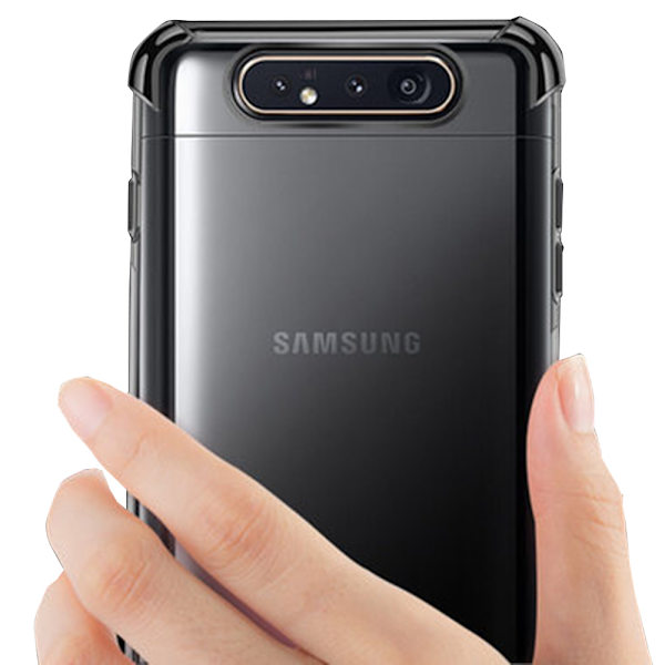 Beskyttelsescover - Samsung Galaxy A80 Transparent/Genomskinlig