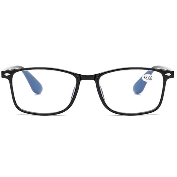 Effektfulla Bekväma Anti-Blue Ljus Läsglasögon (+1.0 - +4.0) Blå 1.0