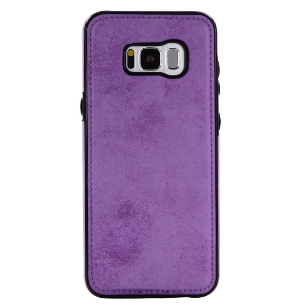 LEMAN Lommebokdeksel med magnetfunksjon - Samsung Galaxy S8 Marinblå