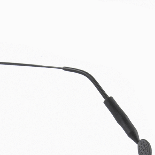 Justerbar brillesnor (senilsnor) Svart Mini 18,5-25,5cm