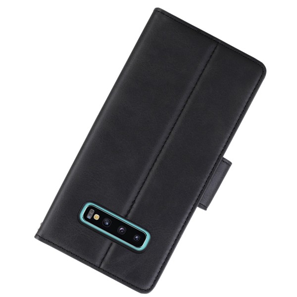 Elegant Plånboksfodral 2 i 1 - Samsung Galaxy S10 Svart