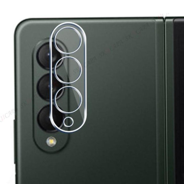 2-PACK 4-in-1 Samsung Galaxy Z Fold 3 Hydrogel Skärmskydd Transparent